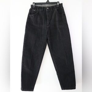 Vintage Lee Jeans womens 10 M black high rise mom 90s Cotton Originals EUC
